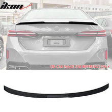 Load image into Gallery viewer, 2024-2025 BMW G60 5-Series i5 M5 V Style Trunk Spoiler CF Print ABS