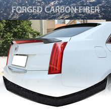 Load image into Gallery viewer, 2016-2019 Cadillac ATS-V V Style Carbon Fiber Trunk Spoiler Wing