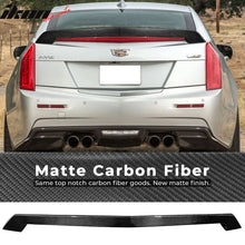 Load image into Gallery viewer, 2016-2019 Cadillac ATS-V Sedan V Style Carbon Fiber Trunk Spoiler Wing