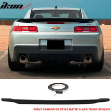 Load image into Gallery viewer, 2014-2015 Chevy Camaro Rear Trunk Spoiler Ducktail Wing Lip ABS