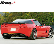 Load image into Gallery viewer, 2005-2013 Chevy Corvette C6 H Style Rear Spoiler Wing Carbon Fiber
