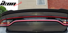 Load image into Gallery viewer, 2015-2023 Dodge Charger SRT Hellcat Matte Black Trunk Spoiler Lip ABS