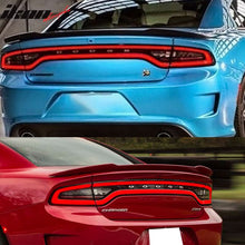 Load image into Gallery viewer, 2015-2023 Dodge Charger SRT Hellcat Matte Black Trunk Spoiler Lip ABS
