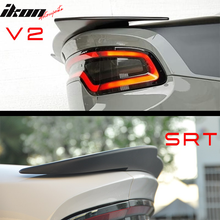 Load image into Gallery viewer, 2015-2023 Dodge Charger SRT Hellcat Matte Black Trunk Spoiler Lip ABS