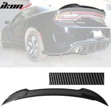 Load image into Gallery viewer, 2015-2023 Dodge Charger V3 Style Rear Spoiler Carbon Fiber Print