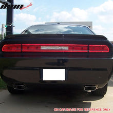 Load image into Gallery viewer, 2008-23Â Dodge Challenger Painted #PX8 Black Deck Rear Spoiler Wing ABS