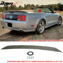 Load image into Gallery viewer, 2005-2009 Ford Mustang Rear Trunk Spoiler Ducktail Wing Lip ABS