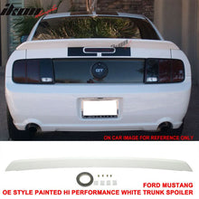 Load image into Gallery viewer, 2005-2009 Ford Mustang Rear Trunk Spoiler Ducktail Wing Lip ABS