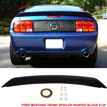 Load image into Gallery viewer, 2005-2009 Ford Mustang Rear Trunk Spoiler Ducktail Wing Lip ABS
