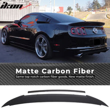 Load image into Gallery viewer, 2010-2014 Ford Mustang V6 Carbon Fiber Rear Trunk Spoiler Wing