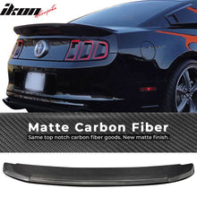 Load image into Gallery viewer, 2010-2014 Ford Mustang GT500 Style Carbon Fiber Trunk Spoiler Wing