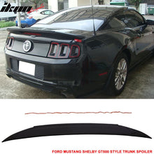 Load image into Gallery viewer, 2010-2014 Ford Mustang GT V6 GT500 Style Trunk Spoiler Wing Lip ABS