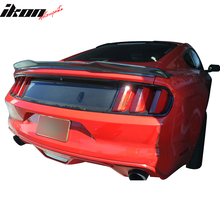 Load image into Gallery viewer, 2015-2022 Ford Mustang V Style Forged Carbon Fiber Trunk Spoiler Wing