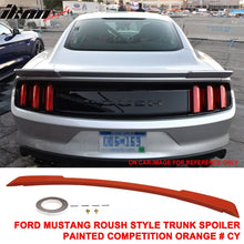 Load image into Gallery viewer, Fit 15-23 Ford Mustang Coupe Rear Spoiler Wing #CY-Competition Orange