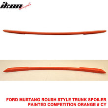 Load image into Gallery viewer, Fit 15-23 Ford Mustang Coupe Rear Spoiler Wing #CY-Competition Orange