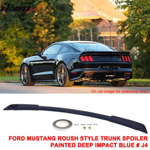 Load image into Gallery viewer, Fits 15-23 Ford Mustang Rear Spoiler Wing Deep Impact Blue Metallic