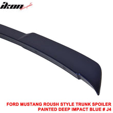 Load image into Gallery viewer, Fits 15-23 Ford Mustang Rear Spoiler Wing Deep Impact Blue Metallic