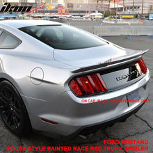 Load image into Gallery viewer, Fits 15-23 Ford Mustang Coupe Rear Spoiler Wing #PQ - Race Red