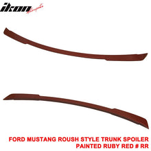 Load image into Gallery viewer, Fits 15-23 Ford Mustang Coupe Rear Spoiler Wing #RR-Ruby Red Metallic