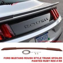 Load image into Gallery viewer, Fits 15-23 Ford Mustang Coupe Rear Spoiler Wing #RR-Ruby Red Metallic