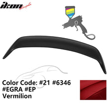 Load image into Gallery viewer, 1999-2004 Ford Mustang OE Style #21 Vermilion Trunk Spoiler ABS