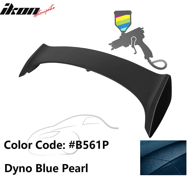 2006-2011 Honda Civic Painted Trunk Spoiler 3rd Brake LED Light ABS