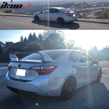 Load image into Gallery viewer, 2014-2021 Toyota Corolla E170 Sedan Matte Black Rear Spoiler Wing ABS