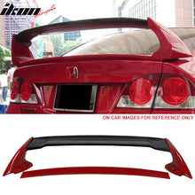Load image into Gallery viewer, 2006-2011 Honda Civic Mugen Style Painted Trunk Spoiler ABS CF Top