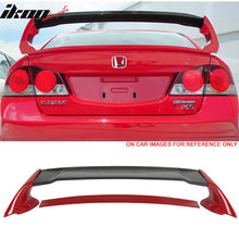 Load image into Gallery viewer, 2006-2011 Honda Civic Mugen Style Painted Trunk Spoiler ABS CF Top