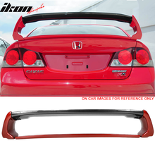 Load image into Gallery viewer, 2006-2011 Honda Civic Mugen Style Painted Trunk Spoiler ABS CF Top