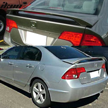 Load image into Gallery viewer, 06-11 Honda Civic Sedan OE Style Matte Black Rear Spoiler Wing LED ABS
