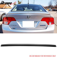Load image into Gallery viewer, 2006-2011 Honda Civic Sedan OE Style Matte Black Rear Spoiler Wing ABS