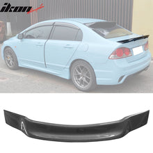 Load image into Gallery viewer, 2006-2011 Honda Civic 4DR R Style Carbon Fiber Print Trunk Spoiler ABS