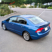 Load image into Gallery viewer, 2006-2011 Honda Civic Sedan Si Style Unpainted Gray Trunk Spoiler /LED
