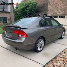 Load image into Gallery viewer, 2006-2011 Honda Civic Sedan Si Style Unpainted Gray Trunk Spoiler /LED