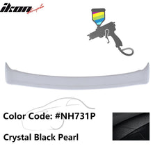 Load image into Gallery viewer, 2006-2011 Honda Civic Sedan Si Style #NH731P Black Trunk Spoiler W/LED
