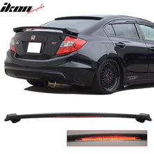 Load image into Gallery viewer, 2012-2015 Honda Civic 9th Sedan MD Style Trunk Spoiler Wing Lip ABS