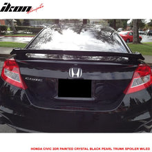 Load image into Gallery viewer, 2012 Honda Civic Si LX Coupe Trunk Spoiler with LED Brake Light ABS