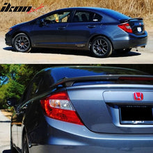 Load image into Gallery viewer, 2012-2015 Honda Civic 9th Sedan MD Style Trunk Spoiler Wing Lip ABS