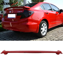 Load image into Gallery viewer, 2012-2015 Honda Civic 9th Sedan MD Style Trunk Spoiler Wing Lip ABS