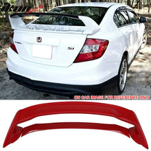 Load image into Gallery viewer, 2012-2015 Honda Civic 4Dr Mugen Style Painted Trunk Spoiler Wing ABS