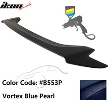 Load image into Gallery viewer, 2016-2020 Honda Civic OE #B553P Vortex Blue Pearl Trunk Spoiler ABS