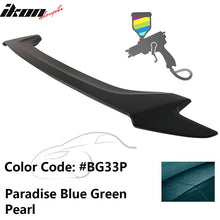 Load image into Gallery viewer, 2016-2020 Honda Civic OE Paradise Blue Green Pearl Trunk Spoiler ABS