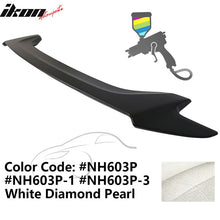 Load image into Gallery viewer, 2016-2020 Honda Civic OE #NH603P White Diamond Pearl Trunk Spoiler ABS