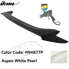 Load image into Gallery viewer, 2016-2020 Honda Civic OE #NH677P Aspen White Pearl Trunk Spoiler ABS