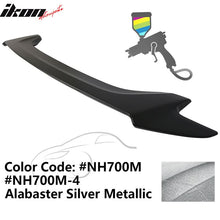 Load image into Gallery viewer, 2016-2020 Honda Civic OE #NH700M Alabaster Silver Trunk Spoiler ABS