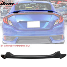 Load image into Gallery viewer, 2016-2020 Honda Civic OE #NH731P Crystal Black Pearl Trunk Spoiler ABS