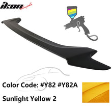 Load image into Gallery viewer, 2016-2020 Honda Civic OE #Y82 Sunlight Yellow 2 Trunk Spoiler ABS