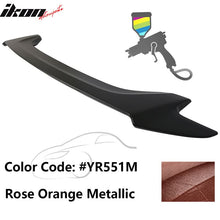 Load image into Gallery viewer, 2016-2020 Honda Civic #YR551M Rose Orange Metallic Trunk Spoiler ABS