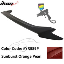 Load image into Gallery viewer, 2016-2020 Honda Civic #YR589P Sunburst Orange Pearl Trunk Spoiler ABS